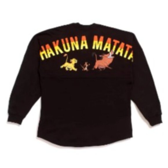 Disney The Lion King Hakuna Matata Spirit Jersey Shirt Black Adult XXL - NWT - Picture 5 of 5